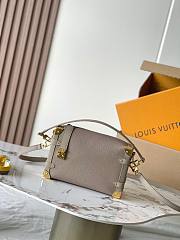 LV Side Trunk MM Bag Beige Gold Size 23x16x8CM - 1