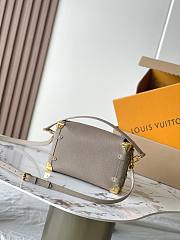 LV Side Trunk MM Bag Beige Gold Size 23x16x8CM - 4