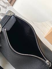 LV Side Trunk MM Bag Black Silver Size 23x16x8CM - 3