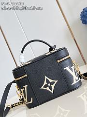 LV Vanity PM Noir Black Monogram Size 19x13x11CM - 4