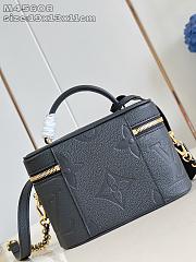 LV Vanity PM Noir Black Size 19x13x11CM - 2