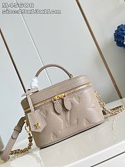 LV Vanity PM Noir Beige Size 19x13x11CM - 6