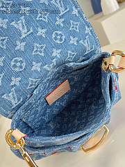 LV Sunset x TM Bag Cherry Denim Size 27x3x18CM - 4