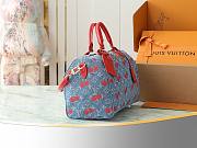 LV Speedy Soft 30 Takashi Murakami Red Size 30x17x21CM - 5