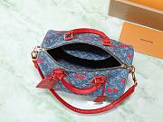 LV Speedy Soft 30 Takashi Murakami Red Size 30x17x21CM - 4