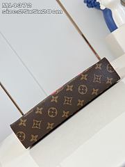 LV Toiletry Pouch x TM Brown Bag Size 25x5x20CM - 4