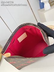 LV Toiletry Pouch x TM Brown Bag Size 25x5x20CM - 3