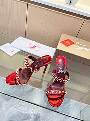 Christian Louboutin Crystals Embellished Red 10CM - 3