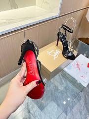 Christian Louboutin Heels Crystal Stiletto Black 10CM - 5