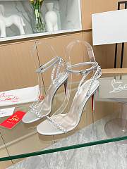 Christian Louboutin Heels So Me Silver 10CM - 6