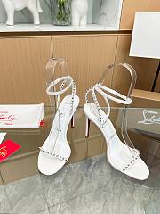 Christian Louboutin Heels So Me White 10CM - 5