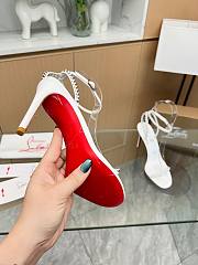 Christian Louboutin Heels So Me White 10CM - 4
