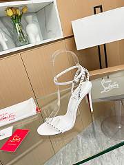 Christian Louboutin Heels So Me White 10CM - 3
