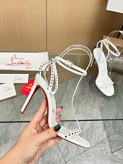 Christian Louboutin Heels So Me White 10CM - 2