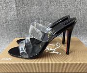 Christian Louboutin Just Nothing Mules Patent Leather Black 85mm - 1