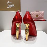 Christian Louboutin Lipstrass Heels Red 10CM - 6