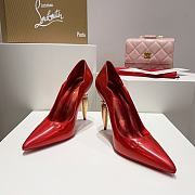 Christian Louboutin Lipstrass Heels Red 10CM - 3