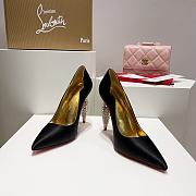 Christian Louboutin Lipstrass Heels Black 10CM - 4