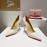 Christian Louboutin Lipstrass Heels Silver 10CM - 6