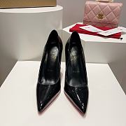 Christian Louboutin Lipstrass Heels Glossy Black 10CM - 4