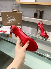 Christian Louboutin Rosalie Sandals Red 10CM - 4