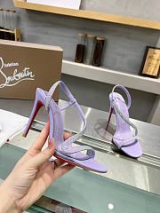 Christian Louboutin Rosalie Sandal Purple Stone 10CM - 3