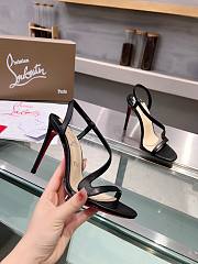 Christian Louboutin Rosalie Sandals Leather Black 10CM - 6