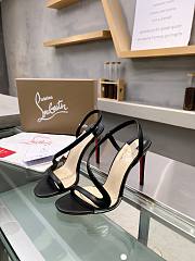 Christian Louboutin Rosalie Sandals Leather Black 10CM - 4