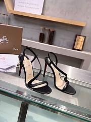 Christian Louboutin Rosalie Sandals Leather Black 10CM - 2