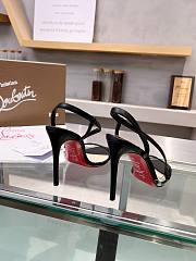 Christian Louboutin Rosalie Sandals Leather Black 10CM - 3