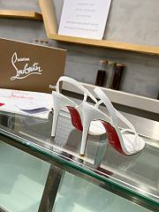 Christian Louboutin Rosalie Sandals Leather White 10CM - 2