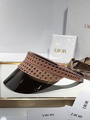 Dior Sun Hat Orange Visor 0161 - 1
