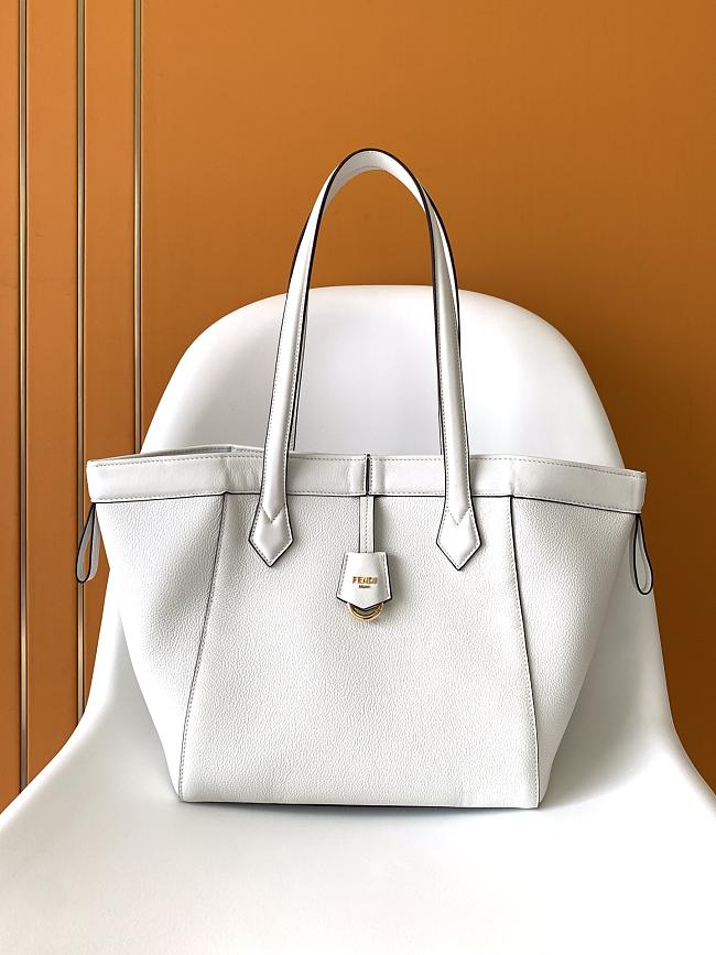 Fendi Origami White Bag Size 27x16.5x27CM - 1