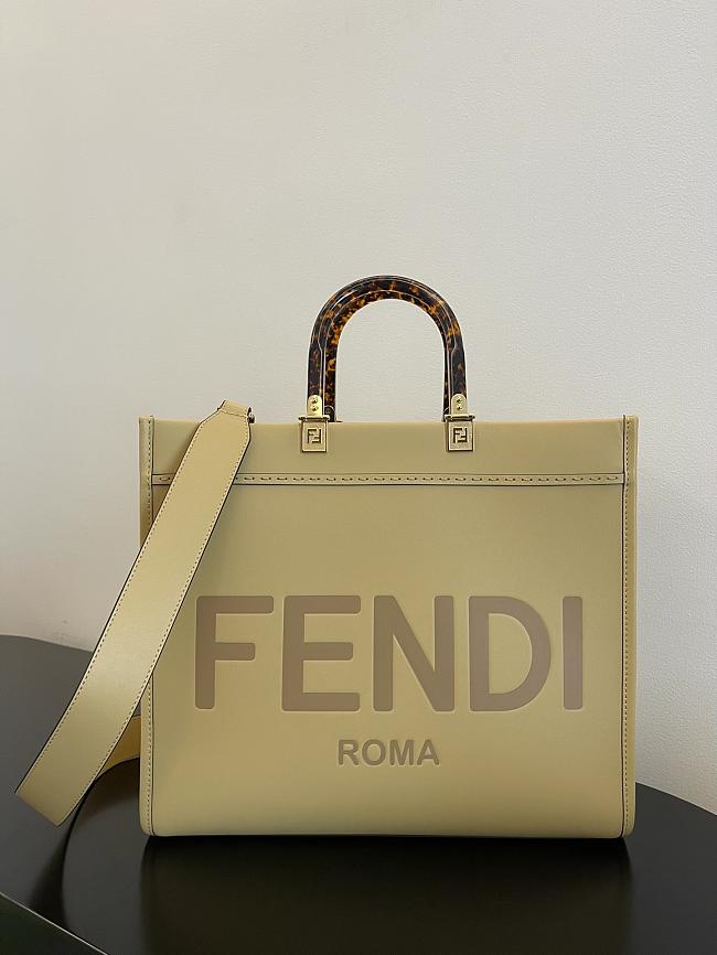 Fendi Sunshine Leather Tote Bag FE1205 Size 35x17x31CM - 1