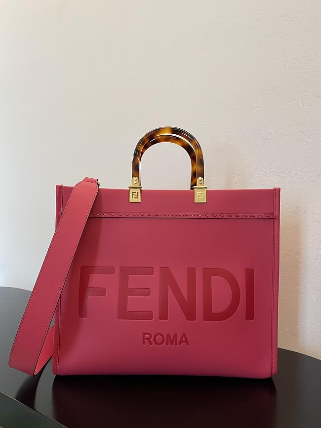 Fendi Sunshine Leather Tote Bag FE1206 Size 35x17x31CM - 1
