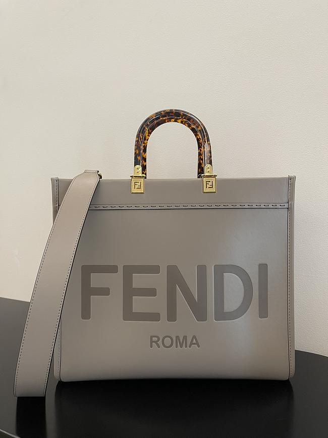 Fendi Sunshine Leather Tote Bag FE1207 Size 35x17x31CM - 1