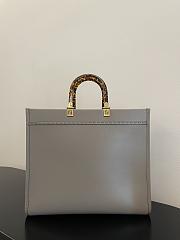 Fendi Sunshine Leather Tote Bag FE1207 Size 35x17x31CM - 5