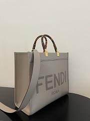 Fendi Sunshine Leather Tote Bag FE1207 Size 35x17x31CM - 2