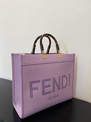 Fendi Sunshine Leather Tote Bag FE1208 Size 35x17x31CM - 3