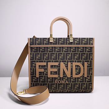 Fendi Sunshine Leather Tote Bag FE1209 Size 35x17x31CM