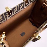 Fendi Sunshine Leather Tote Bag FE1209 Size 35x17x31CM - 4