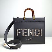 Fendi Sunshine Leather Tote Bag FE1200 Size 35x17x31CM - 5
