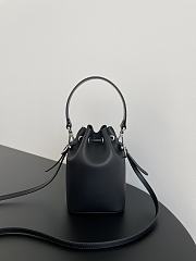 Fendi Mon Tresor Bucket Black White Bag 19x17x10CM - 3