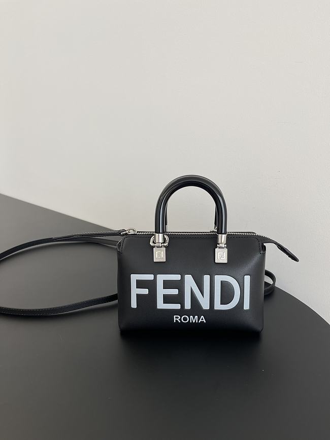 Fendi Mini By The Way Black Bag Size 17x8x18cm - 1
