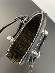 Fendi Mini By The Way Black Bag Size 17x8x18cm - 5