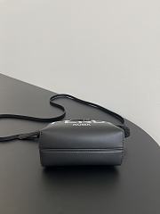 Fendi Mini By The Way Black Bag Size 17x8x18cm - 3