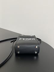 Fendi Mini B&W Sunshine Roma Bag Size 13x6x18cm - 3