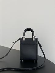 Fendi Mini B&W Sunshine Roma Bag Size 13x6x18cm - 4