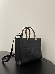 Fendi Tote Black Bag Size 25x12x22CM - 2