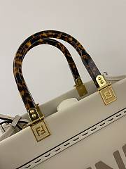 Fendi Tote Beige Bag Size 25x12x22CM - 6